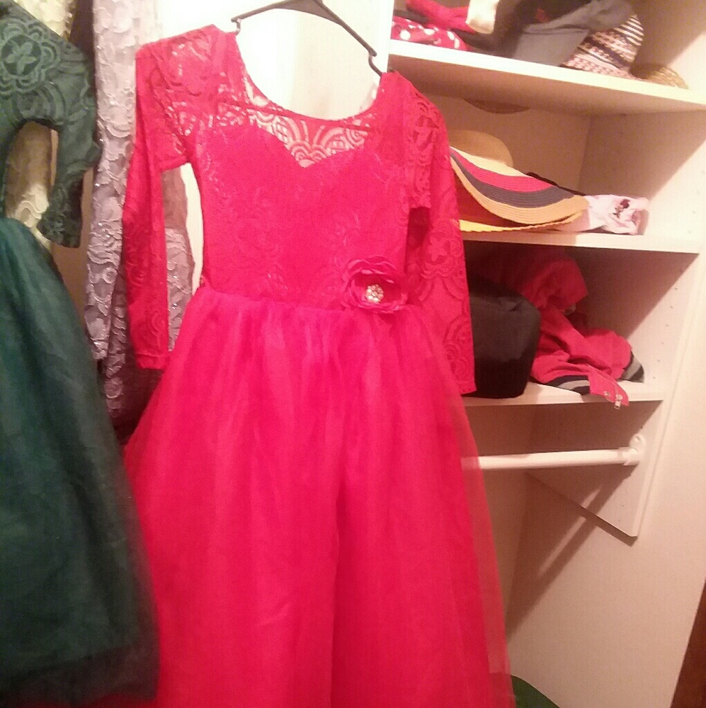 Mia Bella size 7/8 girls fancy Christmas dress